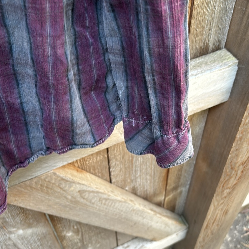 Chalc unisex flannel button down shirt xxl 100 cotton - Picture 6 of 9